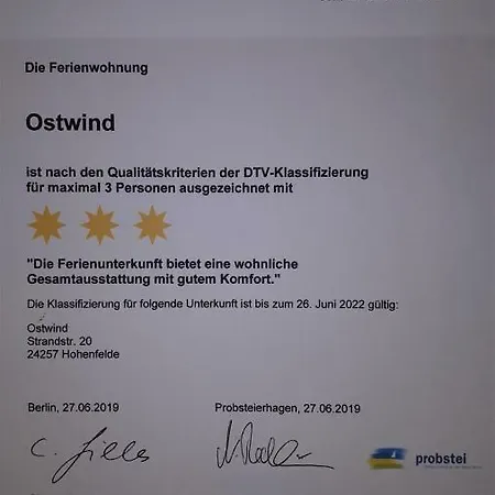 Lejlighed Ostwind Und Seeblick